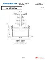 Предварительный просмотр 2 страницы Hussmann CIDM Technical Data Sheet