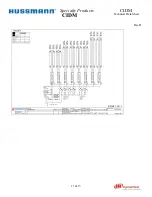 Предварительный просмотр 11 страницы Hussmann CIDM Technical Data Sheet