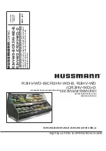 Hussmann CR3HV-WD-B Installation & Operation Manual предпросмотр