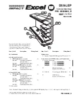 Hussmann D5X-LEP Technical Data Sheet preview