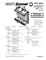 Hussmann D6X-URLE Technical Data Sheet preview