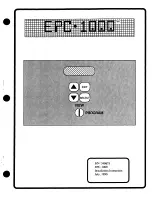 Preview for 1 page of Hussmann EPC-1000 User Manual