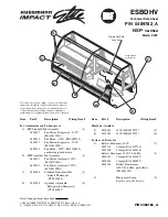 Hussmann ESBDHV Technical Data Sheet preview