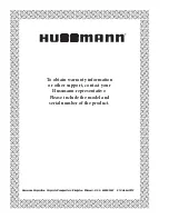 Preview for 54 page of Hussmann FNGSC-A Installation & Operation Manual