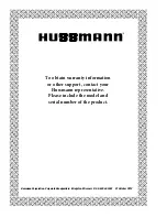 Предварительный просмотр 66 страницы Hussmann Freedom Line series Installation & Operation Manual