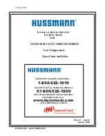 Preview for 1 page of Hussmann GGSM Installation And Service Instructions Manual