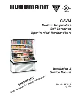 Hussmann GSVM Installation & Service Manual preview