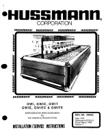 Hussmann GWI Install Manual preview