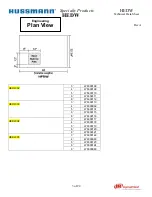 Preview for 3 page of Hussmann HEDW Technical Data Sheet