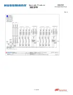 Preview for 13 page of Hussmann HEDW Technical Data Sheet