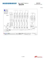 Preview for 14 page of Hussmann HEDW Technical Data Sheet