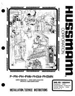 Hussmann Hussman P Install Manual предпросмотр