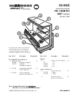 Preview for 1 page of Hussmann Impact C2-XGE Technical Data Sheet