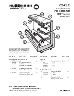 Предварительный просмотр 1 страницы Hussmann Impact C2-XLE Technical Data Sheet