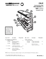 Hussmann impact C4LE Technical Data Sheet preview