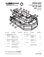 Hussmann IMPACT CW2U-XGE Technical Data Sheet preview