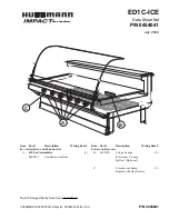 Preview for 1 page of Hussmann IMPACT ED1C-ICE Datasheet