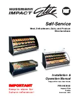 Hussmann IMPACT Elite E1 Installation And Operation Manual предпросмотр