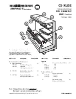 Hussmann impact Excel C2X-LGE Technical Data Sheet preview