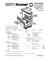 Preview for 1 page of Hussmann impact Excel C2X-XGEP Technical Data Sheet