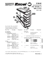 Предварительный просмотр 1 страницы Hussmann impact Excel C5X-E Technical Data Sheet