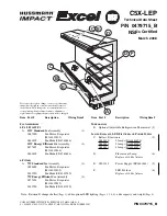 Hussmann impact Excel C5X-LEP Technical Data Sheet preview