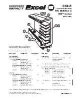 Preview for 1 page of Hussmann Impact Excel C6X-E Technical Data Sheet