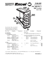 Hussmann Impact Excel C6X-EP Technical Data Sheet предпросмотр