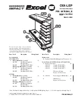 Предварительный просмотр 1 страницы Hussmann Impact Excel C6X-LEP Technical Data Sheet