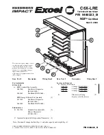 Hussmann Impact Excel C6X-LRE Technical Data Sheet предпросмотр