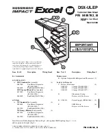 Hussmann Impact Excel D5X-ULEP Technical Data Sheet preview