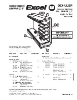 Hussmann IMPACT Excel D6X-ULEP Technical Data Sheet preview