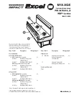 Preview for 1 page of Hussmann Impact Excel M1X-XGE Technical Data Sheet