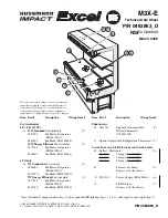 Предварительный просмотр 1 страницы Hussmann Impact Excel M3X-E Technical Data Sheet