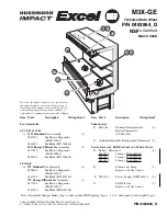 Hussmann Impact Excel M3X-GE Technical Data Sheet предпросмотр