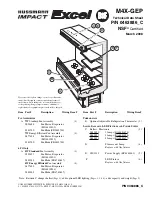 Hussmann Impact Excel M4X-GEP Technical Data Sheet preview