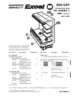 Hussmann Impact Excel M5X-GEP Technical Data Sheet preview