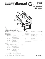 Preview for 1 page of Hussmann Impact Excel P1X-E Technical Data Sheet