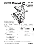 Hussmann Impact Excel P2X-EP Technical Data Sheet preview