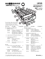 Preview for 1 page of Hussmann IMPACT LWUG Technical Data Sheet