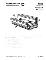 Предварительный просмотр 1 страницы Hussmann IMPACT M1DE Datasheet