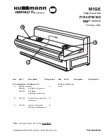 Hussmann Impact M1GE Datasheet preview