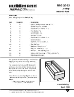 Hussmann Impact M1GLE-93 Assembly Manual предпросмотр