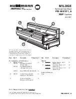 Предварительный просмотр 1 страницы Hussmann IMPACT M1LDGE Technical Data Sheet