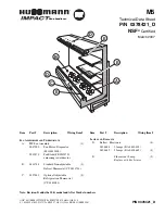 Hussmann IMPACT M5 Technical Data Sheet preview