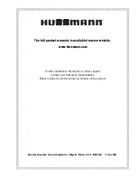 Предварительный просмотр 33 страницы Hussmann Impact MWG Series Installation And Operation Manual