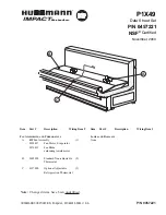 Hussmann Impact P1X49 Datasheet preview