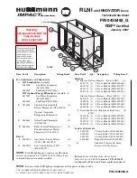 Hussmann IMPACT RLNI Technical Data Sheet preview