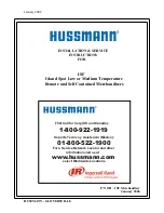 Предварительный просмотр 1 страницы Hussmann ISCGG-D Installation And Service Instructions Manual