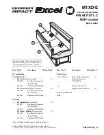 Hussmann M1XD-E Technical Data Sheet preview